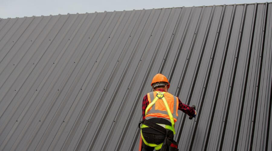Professional metal roof installation services in Daggett, MI